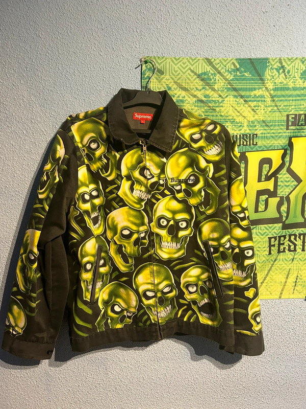 Supreme skull pile work jacket Vinted