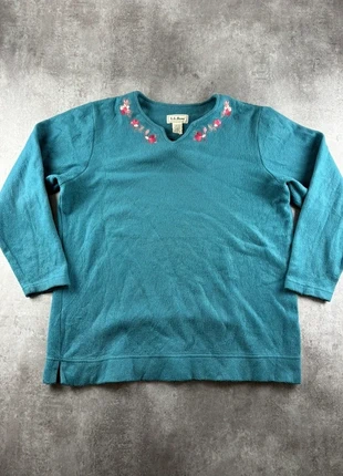 Pull polaire L.L. Bean | Bleu turquoise | Taille M | Très bon état | SKU85, brand: Turquoise, condizioni: Ottime, taglia: M / IT 42 / EU 38, €15.00, €16.45 include la Protezione acquisti Pro