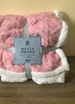 Manta Sherpa Grande 210x230 – Calidad Premium, Nueva, marque: Premium, état: Neuf avec étiquette, 17,99 €, 19,59 € Protection acheteurs incluse