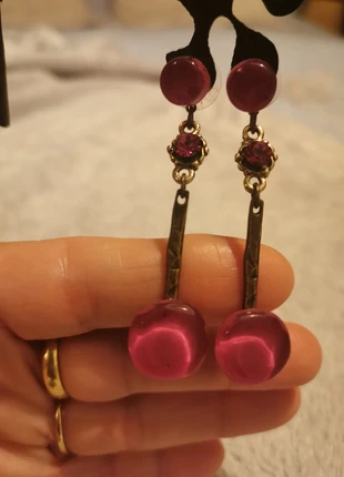 Boucles d’oreilles roses vintage élégantes, condizioni: Ottime, €25.00, €26.95 include la Protezione acquisti