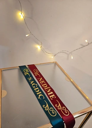 Nedime & Sağdıç kurdelesi - ruban de demoiselles d'honneur et témoins, estado: Novo, €20.00, €21.70 inclui Proteção do Comprador