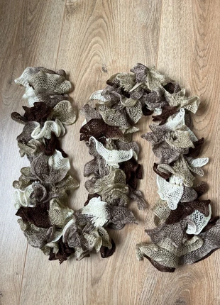 Bruin beige wintersjaal, merk: Luxe, staat: Heel goed, € 3,00, € 3,85 inclusief Kopersbescherming