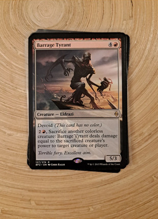 Barrage Tyrant / Eldrazi, marque: Magic: The Gathering, état: Neuf sans étiquette, 1,00 €, 1,75 € Protection acheteurs incluse