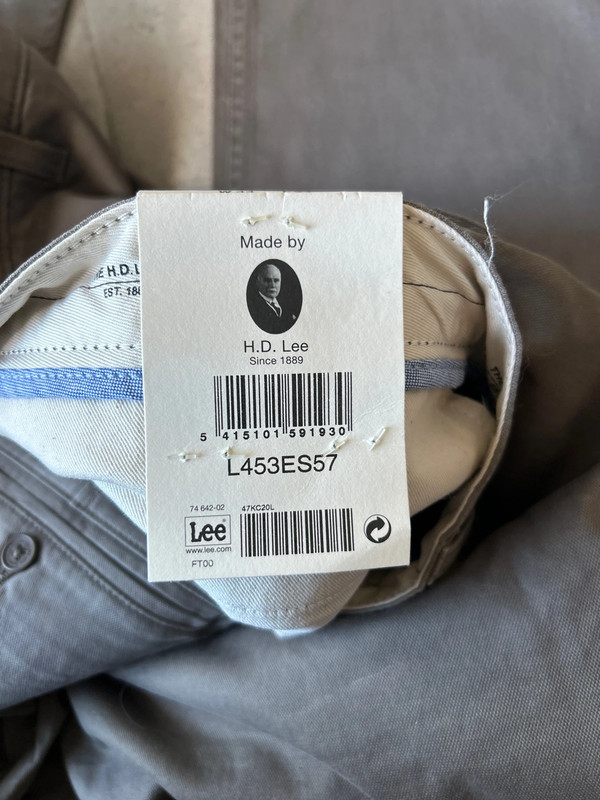 Pantalon chino taupe Lee - photo numéro 5