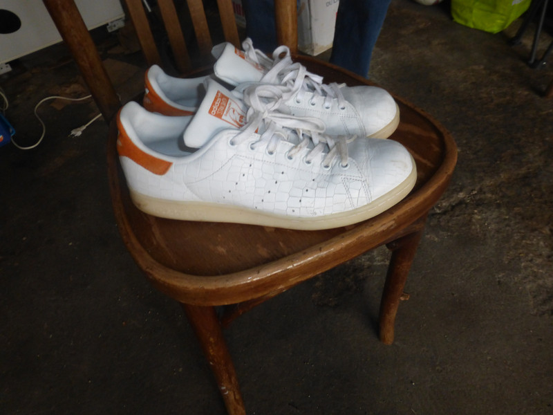 Stan smith top cuir craquelé