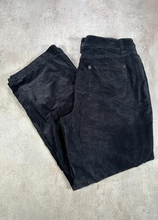 Pantalon Vintage En Velours Côtelé / Corduroy croft & barrow noir coton stretch taille 6, marke: Vintage Dressing, zustand: Sehr gut, größe: L / 40 / 12, 13,00 €, 14,35 € beinhaltet Vinted-Käuferschutz Pro