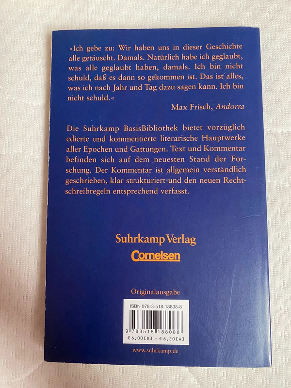 Warum heisst das Buch Andorra so?