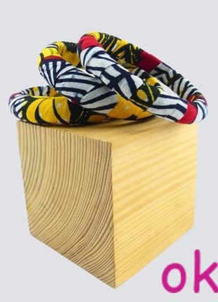 Lot de 3 Bracelets ornées de wax, marke: Africa, zustand: Sehr gut, 15,00 €, 16,45 € beinhaltet Vinted-Käuferschutz Pro