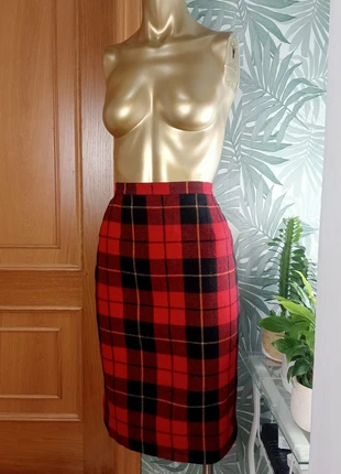 Falda recta vintage estampado tartán, marca: Vintage Dressing, estado: Muito bom, tamanho: Outro, €13.00, €14.35 inclui Proteção do Comprador