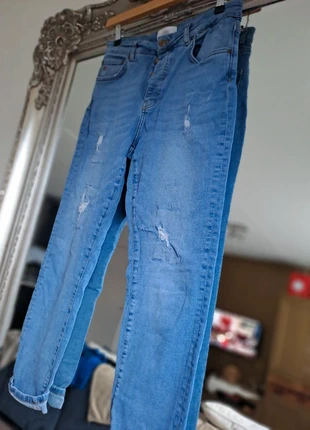 Lichtblauwe rippedjeans Dnn Pure Bronson mt.W30/L29, merk: Bronson, staat: Heel goed, maat: L / 40 / 12, € 10,00, € 11,20 inclusief Kopersbescherming