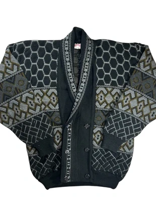 Pull cardigan vintage à motif en laine - rétro 80/90’s/2000’s Crazy fleece - XL, marque: Vintage Dressing, état: Très bon état, taille: XL, 29,00 €, 31,15 € Protection acheteurs (Pro) incluse