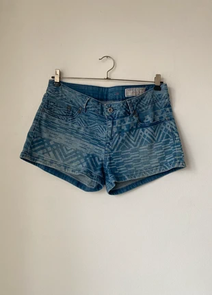 Blauwe spijkershort met boho print edc Waist 29, marque: EDC by Esprit, état: Très bon état, taille: M / 38 / 10, 4,00 €, 4,90 € Protection acheteurs incluse