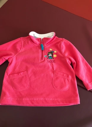 Pullover 74/80 (ganz weiches Fleece), merk: Papagino, staat: Heel goed, maat: 9-12 maanden / 74 cm, € 1,50, € 2,28 inclusief Kopersbescherming