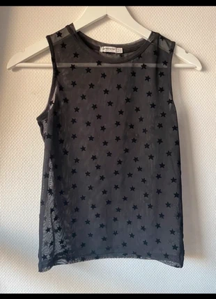 Top transparent motif étoile, brand: Stradivarius, condition: New without tags, size: M / 38 / 10, €2.00, €2.80 includes Buyer Protection