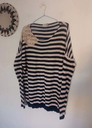 Jersey manga murciélago de rayas Amichi, marque: Amichi, état: Bon état, taille: M / 38 / 10, 4,00 €, 4,90 € Protection acheteurs incluse