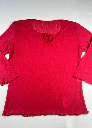 Blouse rouge 42/44, marque: Vintage, état: Très bon état, taille: XL / 42 / 14, 5,00 €, 5,95 € Protection acheteurs (Pro) incluse