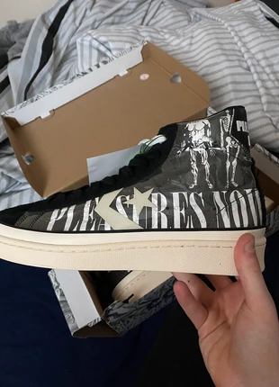 Pleasures Converse, brand: Pleasures, condition: New with tags, size: 9.5, £40.00, £42.70 includes Buyer Protection