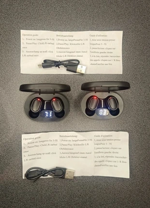 NEUF! Lot de 2 paires d'écouter sans fil bluetooth Iphone Android, brand: E7S, condition: New with tags, €17.00, €18.55 includes Buyer Protection Pro