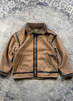 Veste bomber imitation daim rembourrés original brown atlas boxy size L, brand: Vintage Dressing, condition: Very good, size: L, €35.00, €37.45 includes Buyer Protection Pro