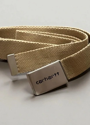 hgre34-2f hre34-4 Carhartt WIP Belt Cinturón Ceinture Gürtel Cintura – Canvas Beige / Sand / Creme, marca: Carhartt, estado: Muito bom, tamanho: Ajustável, €12.00, €13.30 inclui Proteção do Comprador