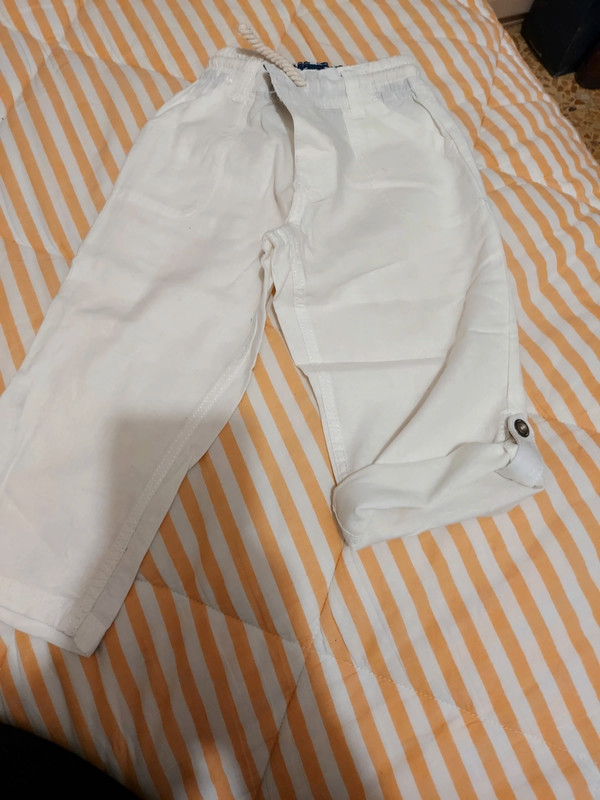 Pantaloni bianchi sale h&m