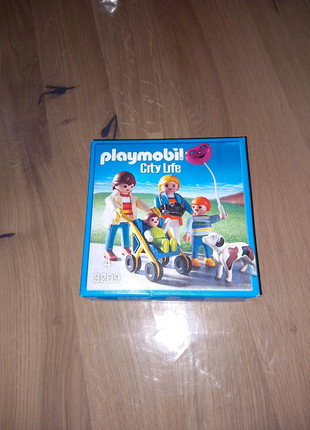 Playmobil 3209 - Famille et poussette - playmobil