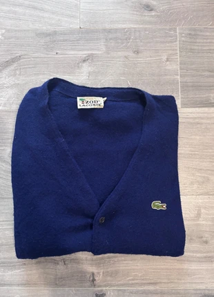 cardigan Lacoste vintage bleue marine, marque: Lacoste, état: Très bon état, taille: XL, 25,00 €, 26,95 € Protection acheteurs incluse