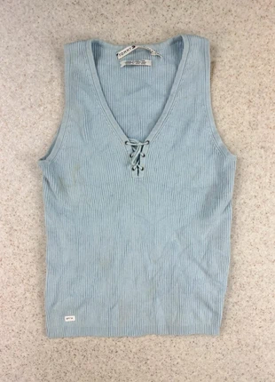 GPT14 - sweat knit crewneck pull col V été bleu claire Vintage Tommy Hilfiger M Femme old money, marca: Tommy Hilfiger, estado: Muy bueno, tamaño: M / 38 / 10, 10,90 €, 12,15 € Protección al comprador Pro incluida