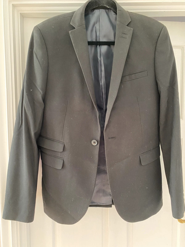 NEXT mens black suit jacket 40R - Vinted