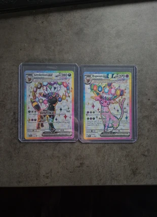 Umbreon & Espeon Promo Prismatic Evolutions, merk: prismatic evolutions, staat: Nieuw zonder prijskaartje, € 79,00, € 83,65 inclusief Kopersbescherming Pro