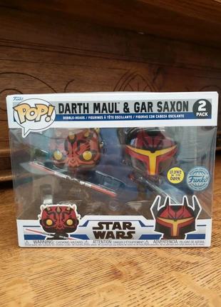 Funko Pop Star Wars Darth Maul Gar Saxon Glows in the dark 2 pack, merk: Funko, staat: Nieuw met prijskaartje, maat: Universeel, € 20,00, € 21,70 inclusief Kopersbescherming