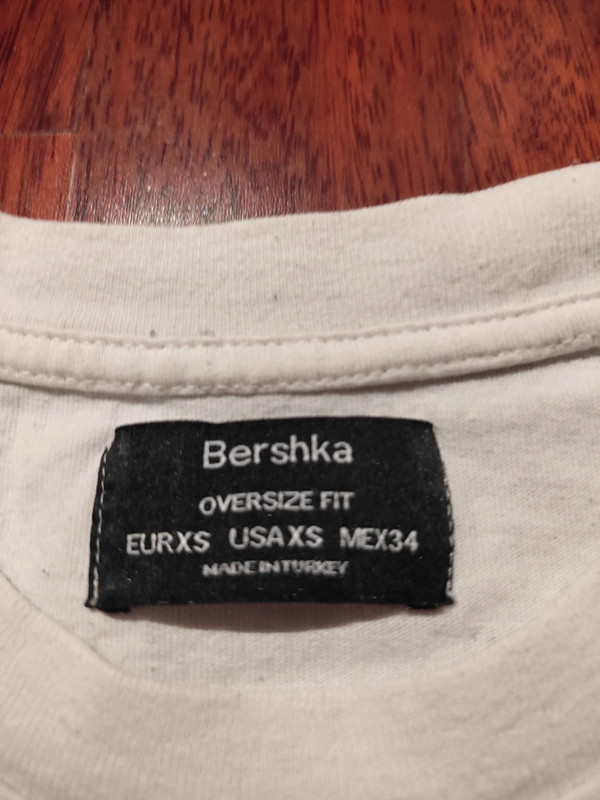 Bershka - T-shirt oversize bianca