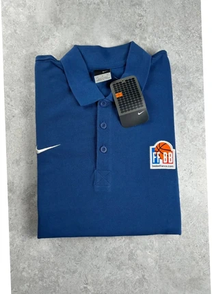 Polo Nike FFBB basketball Neuf | Bleu / Marine logo brodé | Taille M, condizioni: Nuovo con cartellino, taglia: M, €18.00, €19.60 include la Protezione acquisti Pro