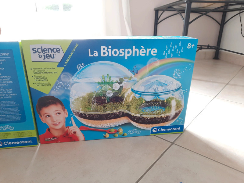 Coffret la biosphere laboratoire science et jeu 
