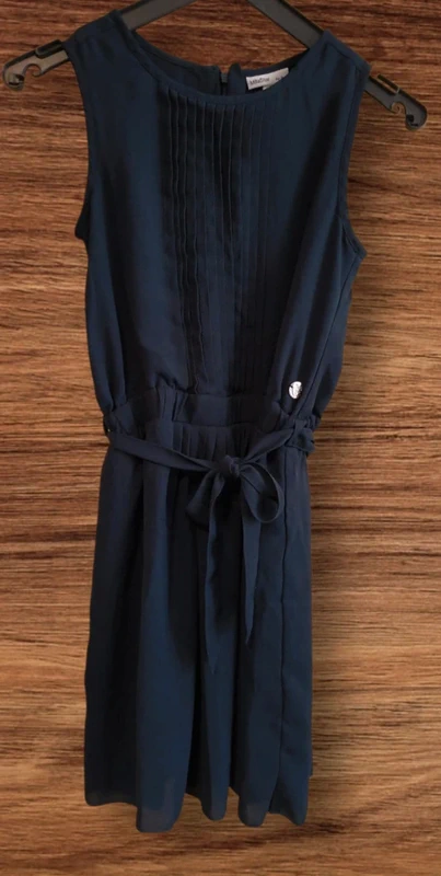 Magnifique robe bleu marine - Taille 134