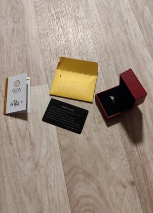 Bague élégante en moissanite, marca: GRA, estado: Novo com etiquetas, tamanho: 16,5 mm Ø / 12, €16.00, €17.50 inclui Proteção do Comprador