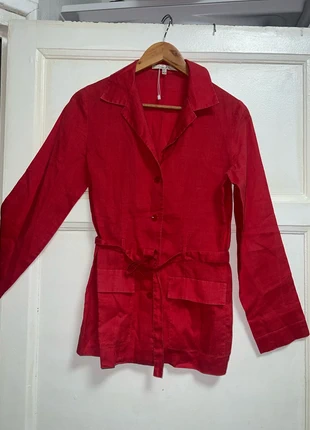 Chemise femme rouge taille s, merk: Jean Basic, staat: Nieuw zonder prijskaartje, maat: S / 36 / 8, € 3,00, € 3,85 inclusief Kopersbescherming