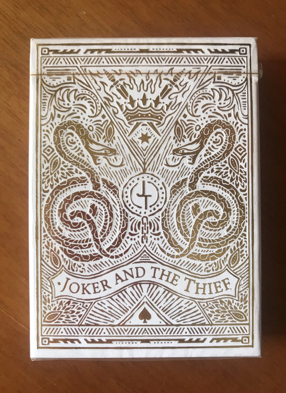 Joker and the White Gold Edition V1 - Playing Cards - Carte da Gioco - New Sealed - Nuovo 1