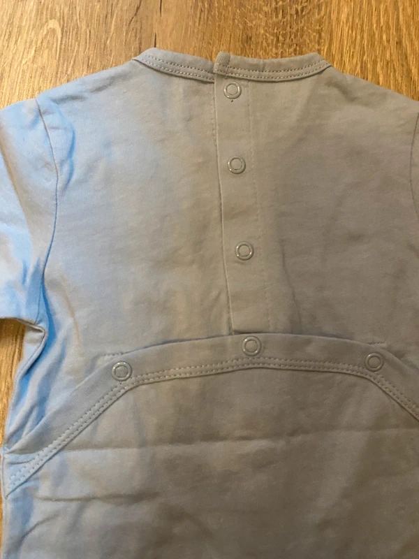 pyjama bébé taille 6 mois bleu ciel - photo numéro 5