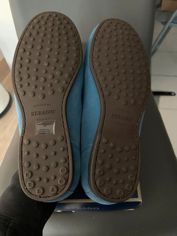 Mocassins Sebago bleu ciel taille 40 Vinted