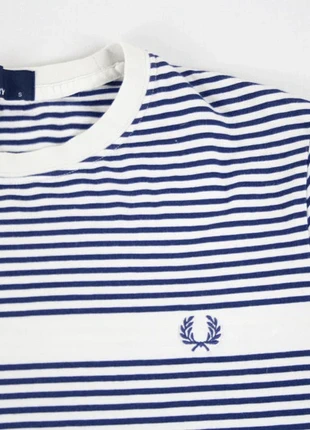 222DPR - Fred Perry t-shirt marinière rayé coton S, merk: Fred Perry, staat: Heel goed, maat: S, € 24,99, € 26,94 inclusief Kopersbescherming Pro