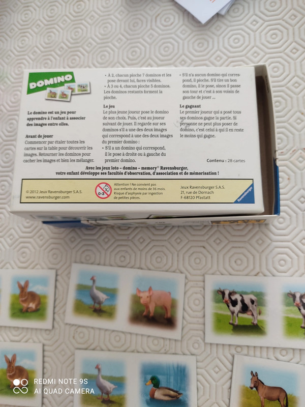 Domino La ferme, Loto, domino, memory®