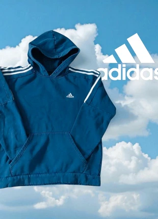 Sweat à capuche adidas bleu, marca: adidas, estado: Muy bueno, tamaño: L, 20,00 €, 21,70 € Protección al comprador incluida
