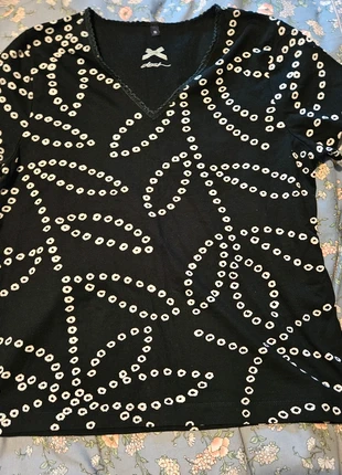 Dash black & white cotton tshirt, brand: Dash, condition: Very good, size: XXL / 44 / 16, €2.50, €3.33 includes Buyer Protection