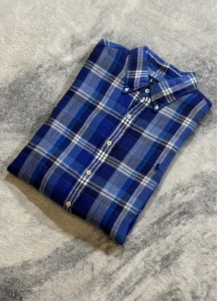 Chemise Ralph Lauren à carreaux bleus lin coton homme XL logo brodé, marca: Ralph Lauren, estado: Muy bueno, tamaño: XL, 59,99 €, 63,69 € Protección al comprador Pro incluida