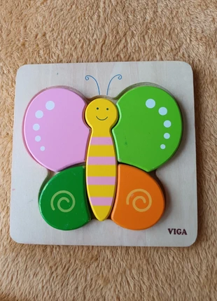 Puzzle papillon en bois Viga, marca: VIGA, estado: Muito bom, tamanho: Tamanho único, €2.00, €2.80 inclui Proteção do Comprador