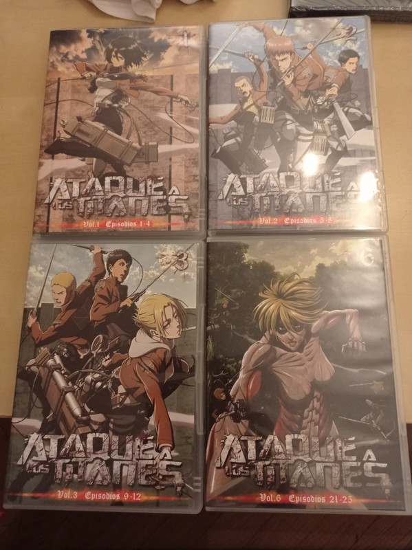 Dvd Ataque Dos Titans Dublado Shingeki Kyojin Temp 1 2 3