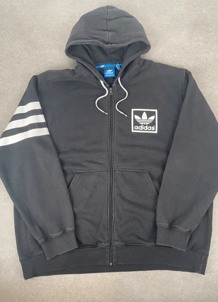 Veste / sweat à capuche homme Noir blanc full zip adidas imprimé taille XL, marke: adidas, zustand: Gut, größe: XL, 10,00 €, 11,20 € beinhaltet Vinted-Käuferschutz Pro