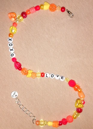 Collana di perline fatta a mano - xoxo LOVE, marque: Handmade, état: Neuf avec étiquette, 5,00 €, 5,95 € Protection acheteurs incluse