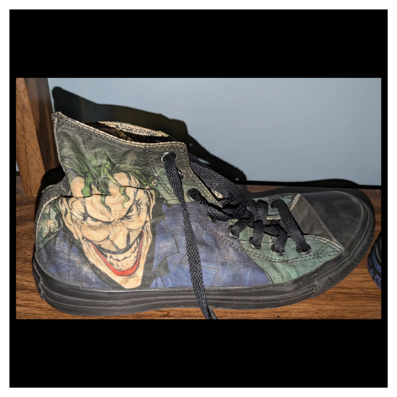 Converse All Star JOKER Shoes Unisex Men 7 Women 9 High Tops 4